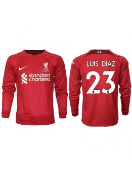 Liverpool Luis Diaz #23 Heimtrikot 2022-23 Langarm